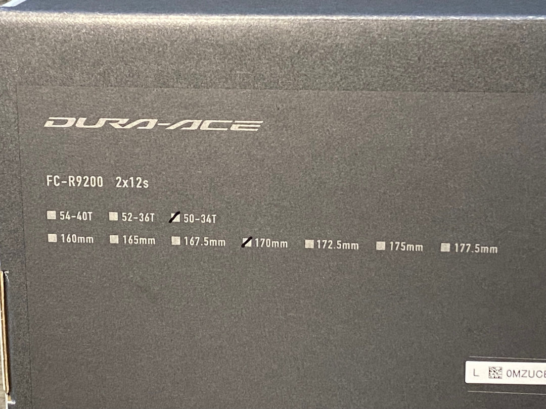 JR300 シマノ SHIMANO DURA-ACE FC-R9200 クランクセット 50/34T 170mm