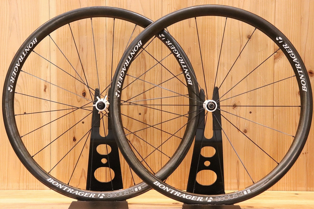 ボントレガー BONTRAGER アイオロス AEOLUS 3 カーボン クリンチャー ホイールセット シマノ 10S 【芦屋店】