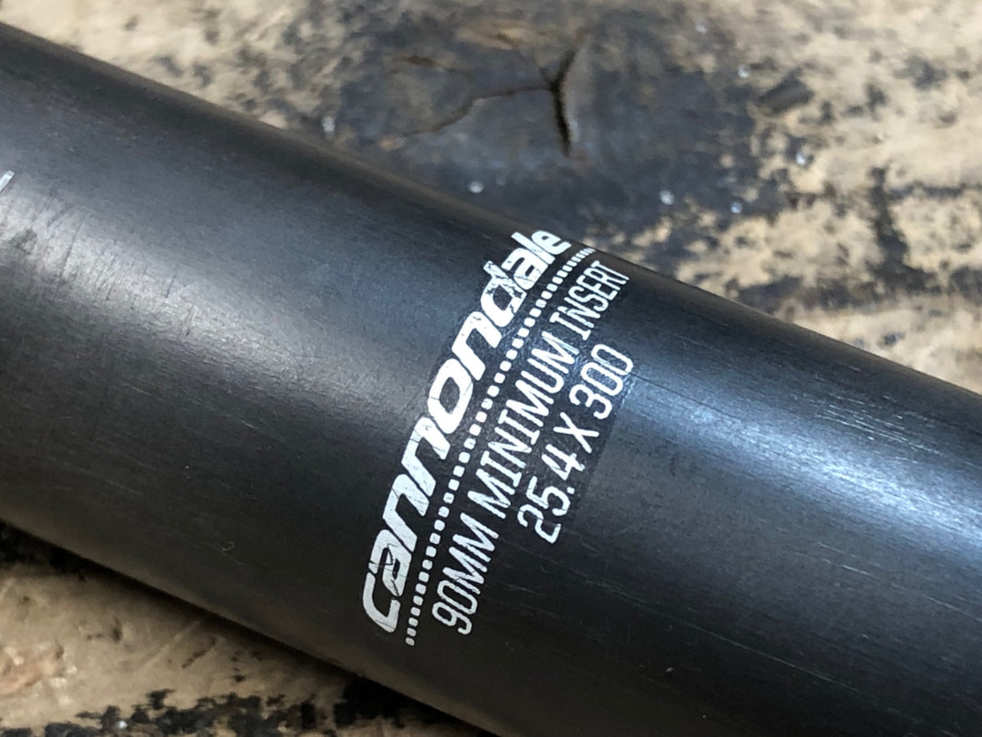 JU715 キャノンデール cannondale C2 カーボン シートポスト 300mm Φ25.4 ※錆