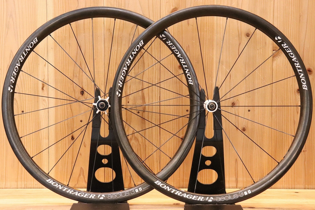 ボントレガー BONTRAGER アイオロス AEOLUS 3 カーボン クリンチャー ホイールセット シマノ 10S 【芦屋店】