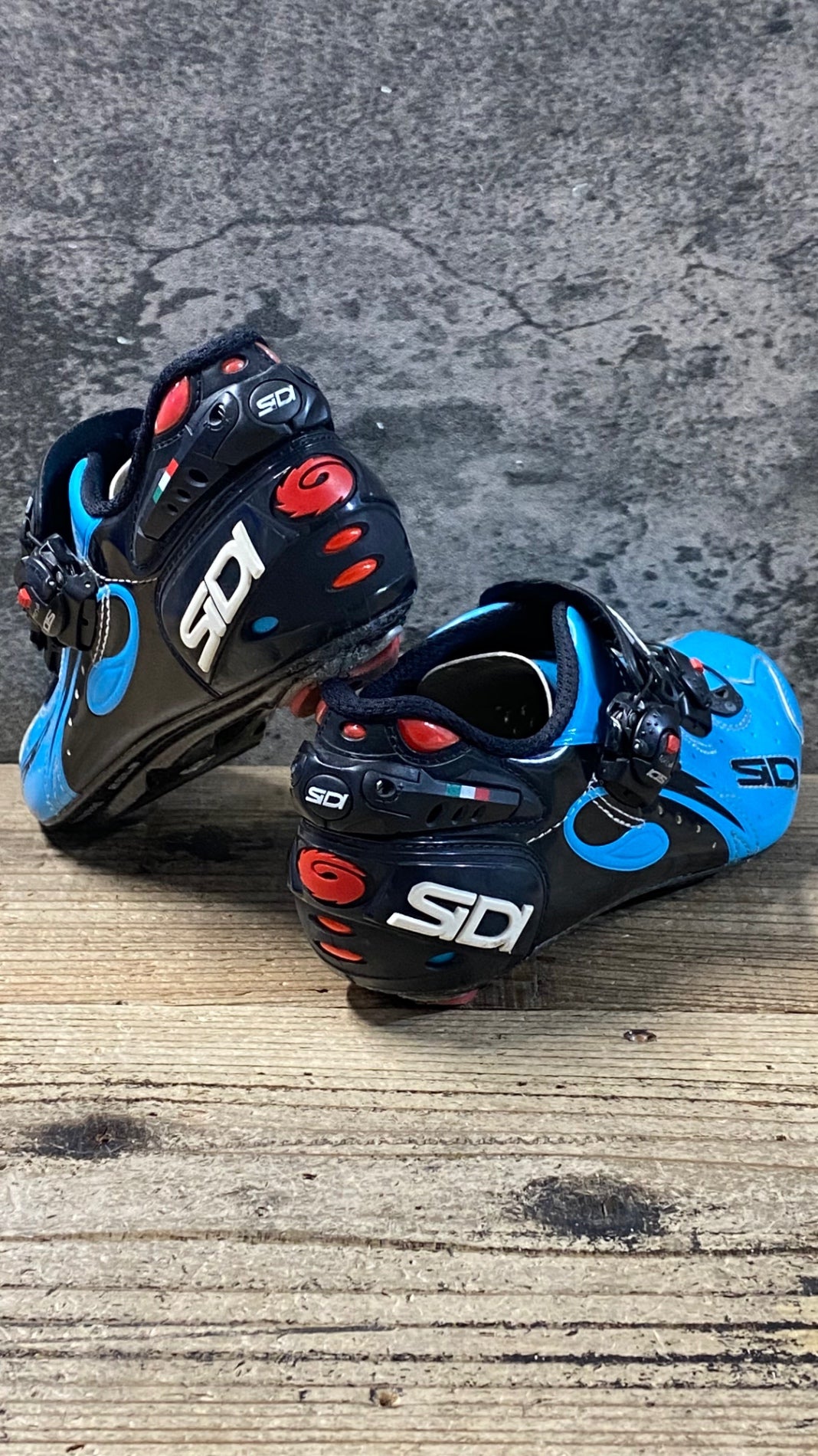 KC546 シディ SIDI WIRE VENT CARBON ビンディングシューズ 3穴 水色