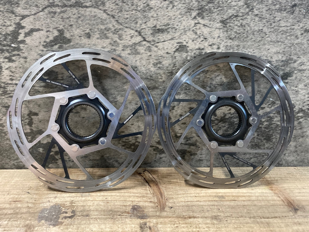 KC419 スラム SRAM PACELINE ディスクブレーキ ローター Φ160 センターロック 1.9mm 2枚セット
