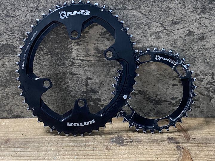 JK644 ローター ROTOR Q-RINGS チェーンリング 50/34T 楕円 BCD110 セット