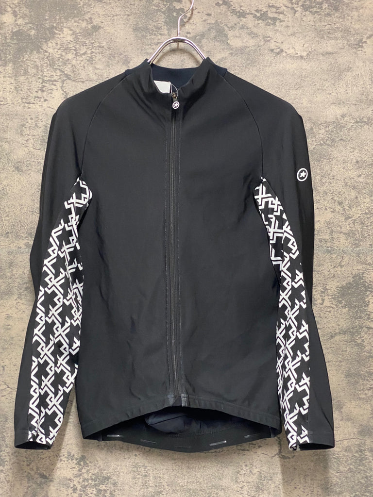 JK775 アソス assos MILLE GT 長袖 サイクルジャージ 黒 S 裏起毛