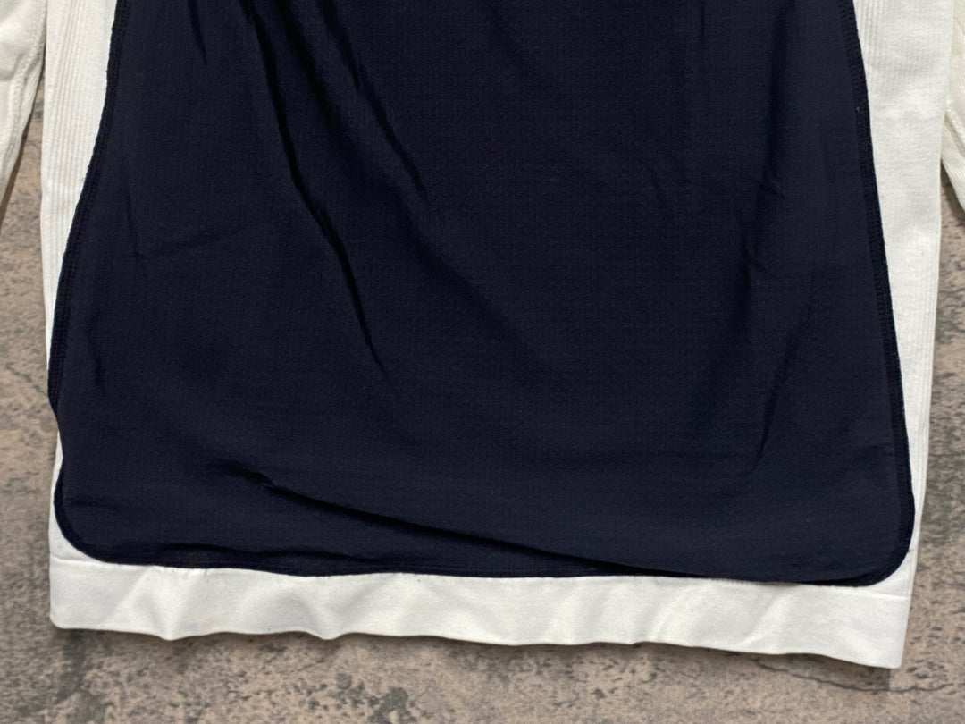 JV137 アソス ASSOS 長袖 ベースレイヤー 白 黒Ⅱ 7/7 WINTER PLUS