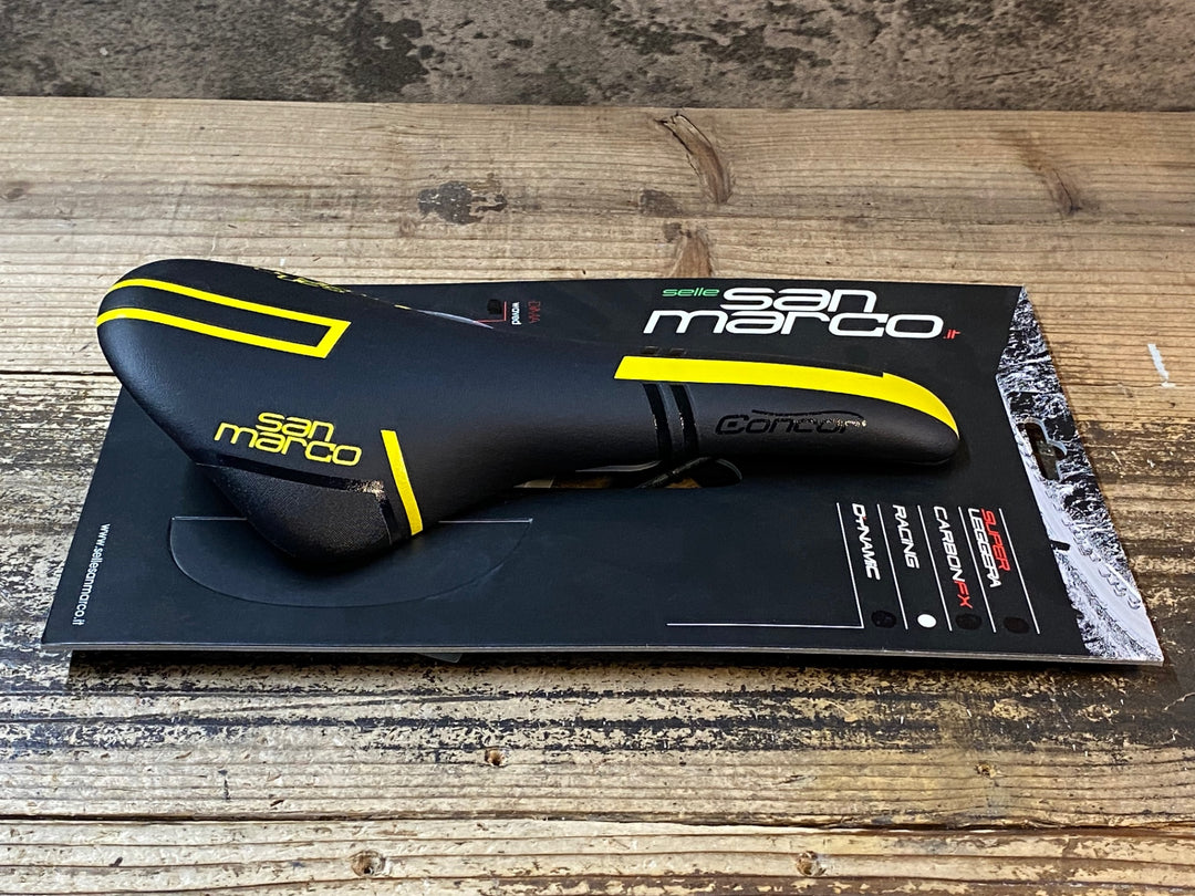 JR311 san marco CONCOR RACiNG サドル NARROW XSiLiTE レール 黒黄