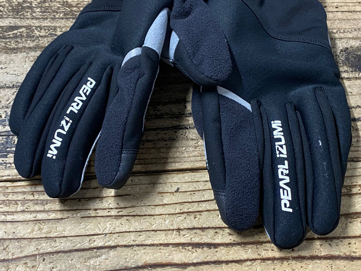 KE185 パールイズミ PEARL iZUMi 長指 ウィンターグローブ 黒 L 裏起毛 黒タグ
