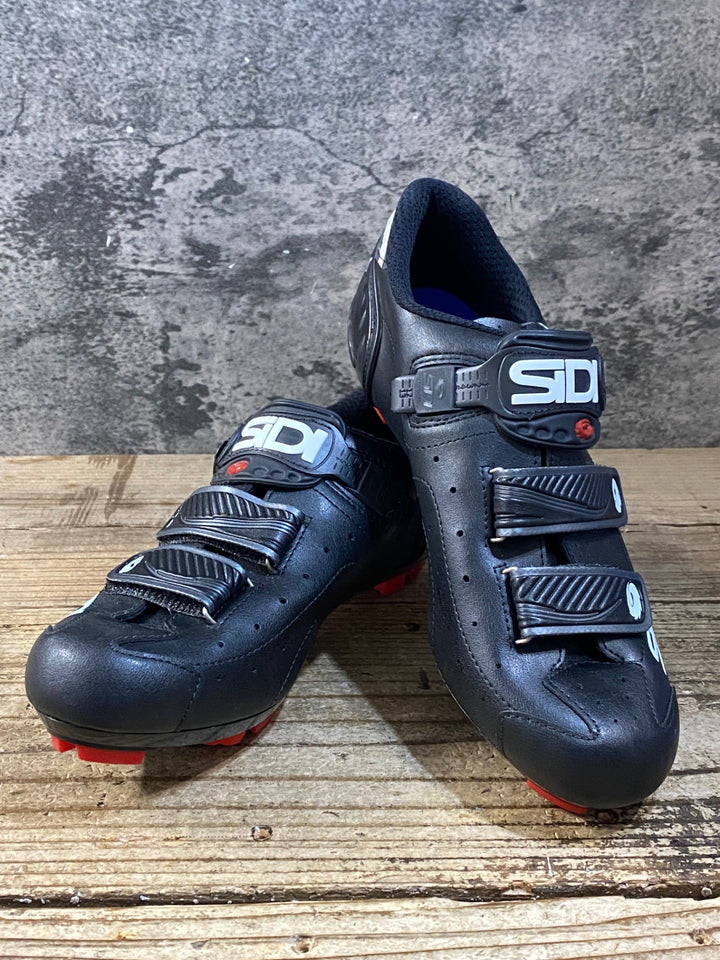 KG391 シディ SIDI TRACE MTB ビンディングシューズ 黒 SPD EU42 ※ペン字あり