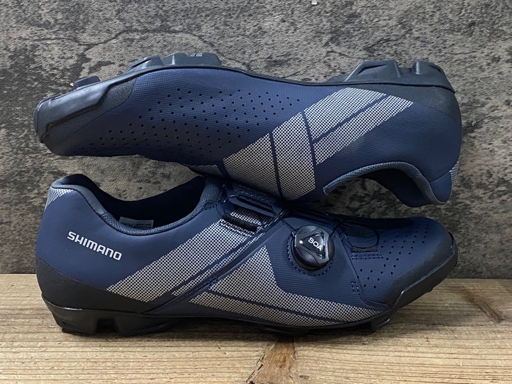 KP657 シマノ SHIMANO CX3 SHCX300M N01 S BOA ビンディングシューズ 紺 EU44