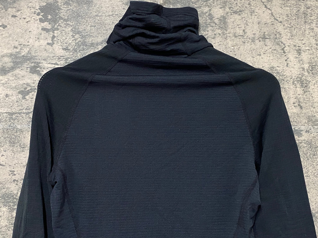 KB001 ラファ Rapha PRO TEAM THERMAL BASE LAYER LONG SLEEVE 長袖 ベースレイヤー 黒 XS 裏起毛