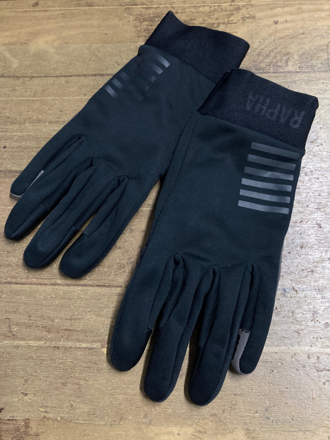 KD617 ラファ Rapha PRO TEAM WINTER GLOVES 長指 ウィンターグローブ 黒 サイズ不明 裏起毛