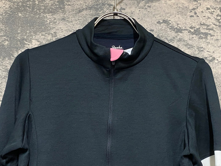 KG841 ラファ Rapha WOMEN’S LONG SLEEVE CLASSIC JERSEY 長袖 サイクルジャージ 黒 S レディース