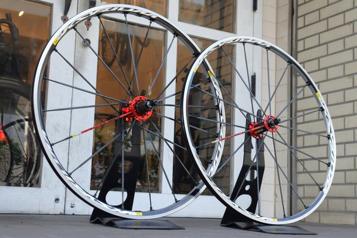 マヴィック MAVIC キシリウム KSYRIUM SL アルミ クリンチャー ホイールセット シマノ11/12S ナローリム 15C 【横浜店】