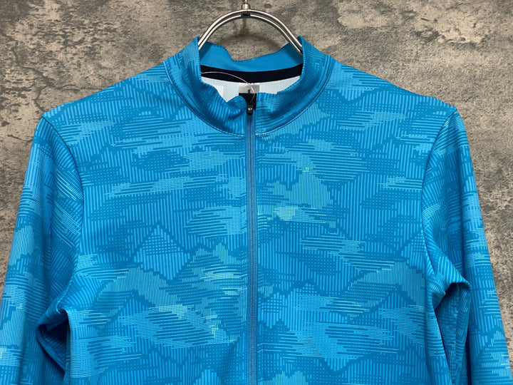 KF989 パールイズミ PEARL iZUMi 長袖 サイクルジャージ 水色 青 L