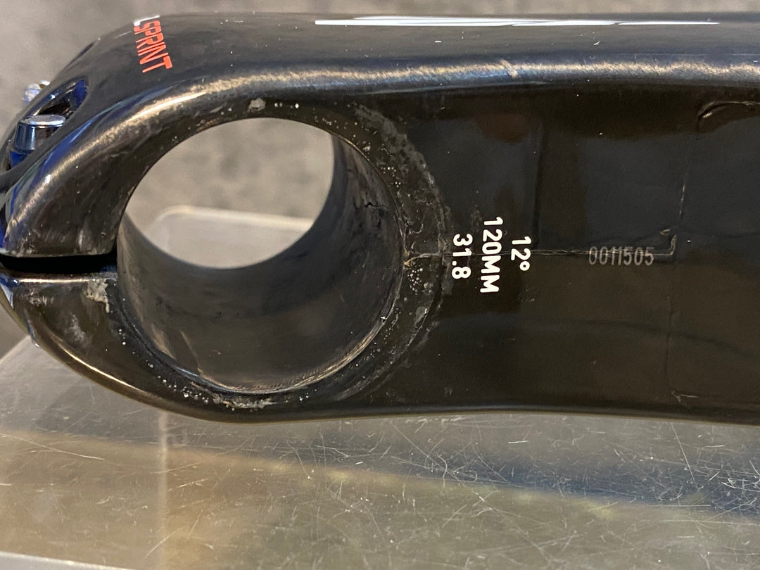 JQ341 ジップ ZIPP SL SPRINT ステム カーボン 120mm OS Φ31.6※コラム部クラックのためジャンク