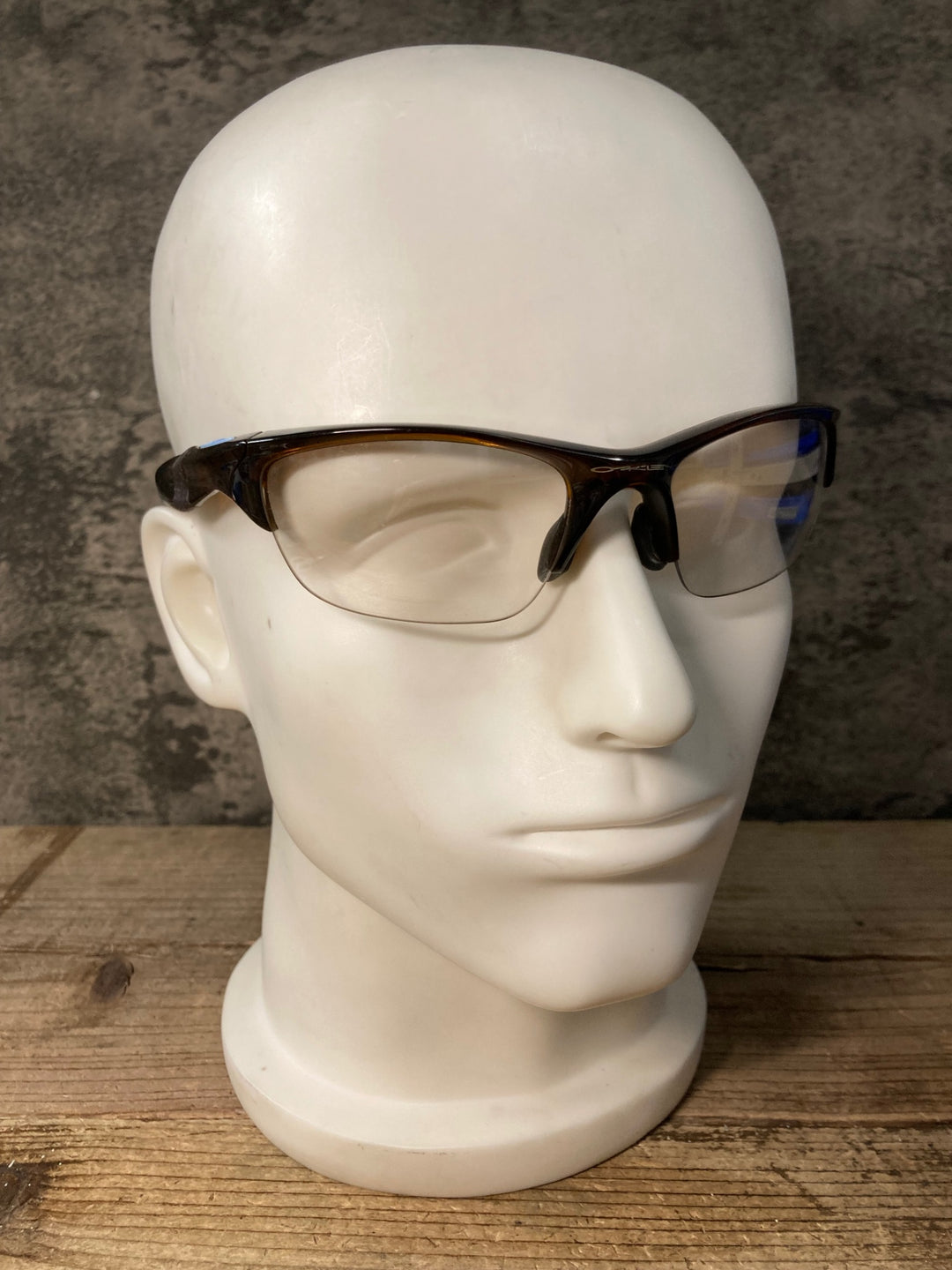 JX675 オークリー OAKLEY HALF JACKET サングラス アイウェア クリアブラウン ※レンズ傷
