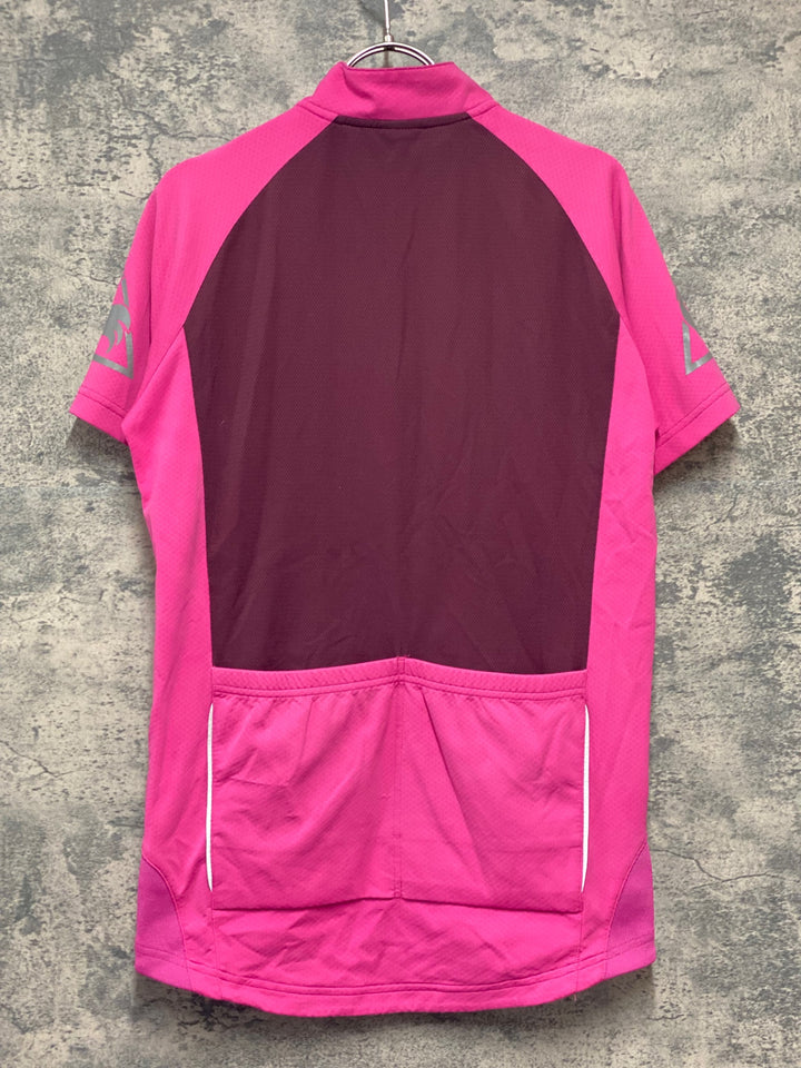 KH248 ルコックスポルティフ le coq sportif 半袖 サイクルジャージ ピンク M