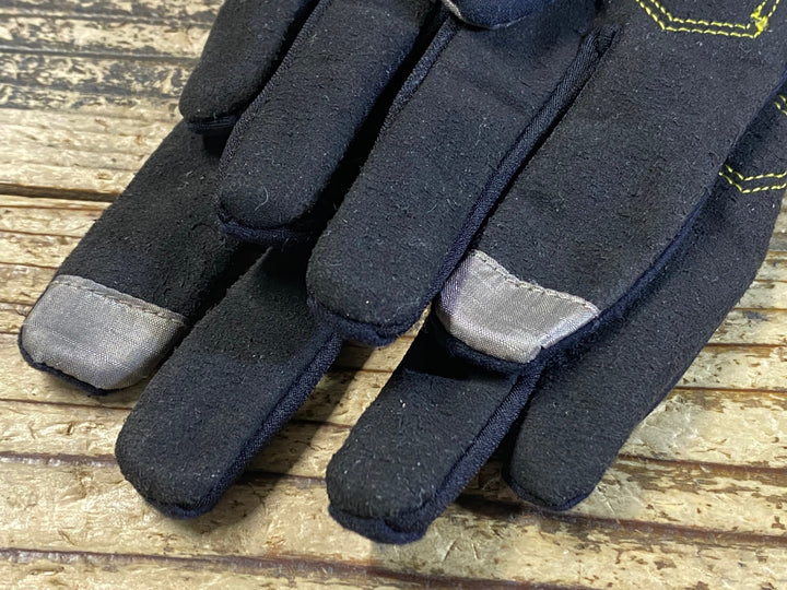 JQ026 アソス ASSOS SPRING FALL GLOVES 長指 グローブ 黒 ※サイズ不明