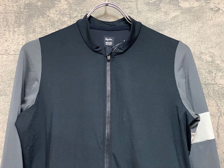 JQ081 ラファ Rapha PRO TEAM TRAINING JERSEY 長袖 サイクルジャージ 黒 M