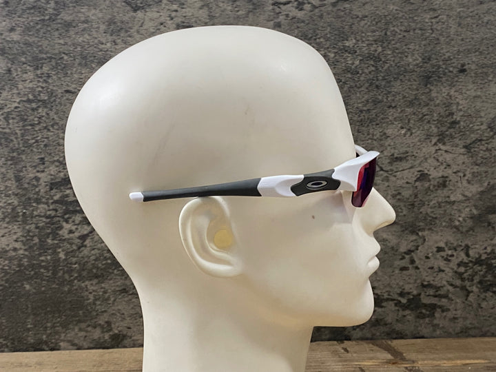 KM368 オークリー OAKLEY FLAK サングラス アイウェア 白 PRIZMレンズ