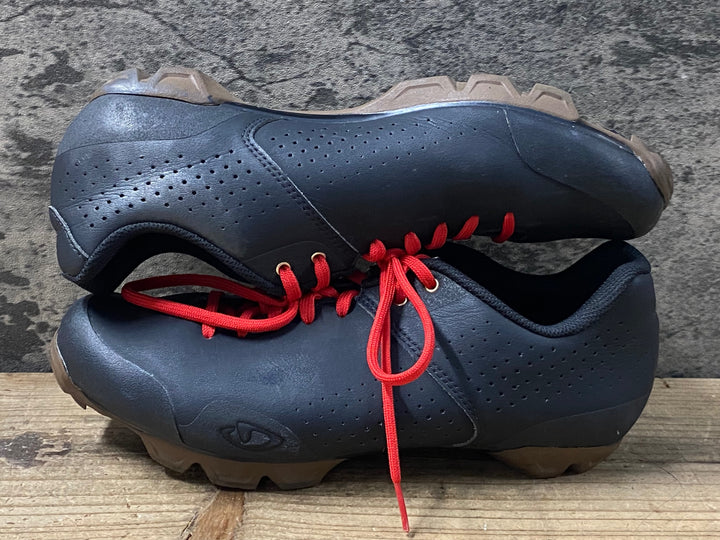 KO692 ジロ GIRO PRIVATEER LACE ビンディングシューズ 黒 EU42 SPD