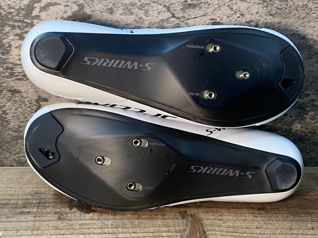 JM394 スペシャライズド SPECIALIZED エスワークス S-WORKS トーチ TORCH RD ビンディングシューズ 白 TEAM EU38 SPD-SL