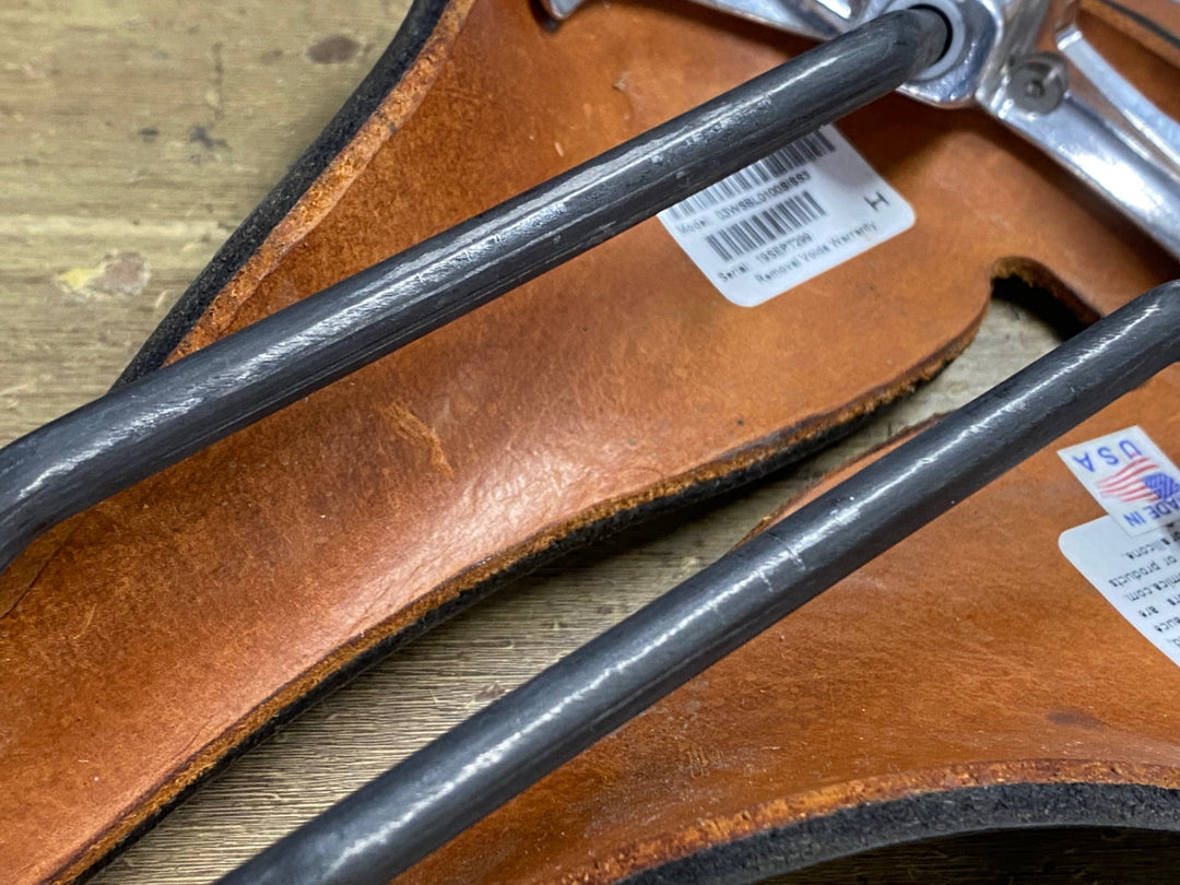 KN665 セラアナトミカ SELLE ANATOMICA H2 レザー サドル 黒 カーボンレール Stainless Steel Tubeレール付属