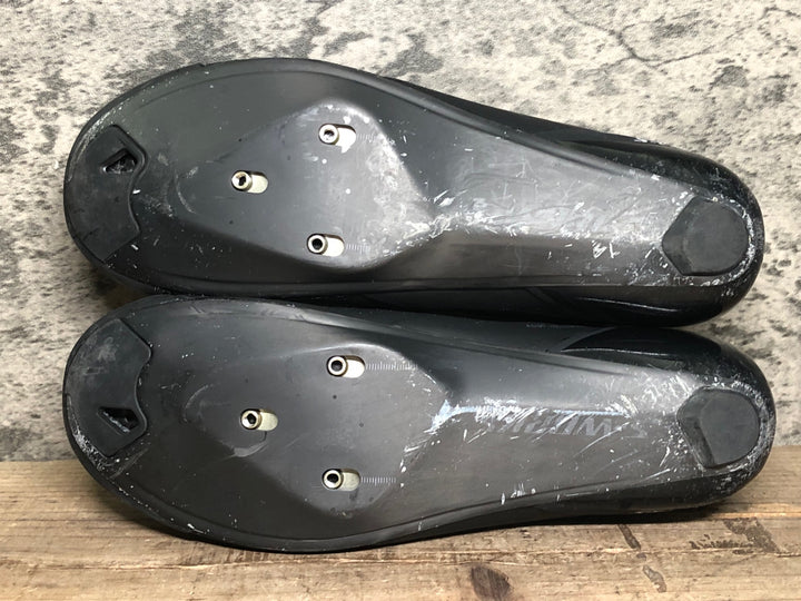 JM763 スペシャライズド SPECIALIZED S-WORKS TORCH LACE ビンディングシューズ 3穴 黒 EU39 ※ガリ傷