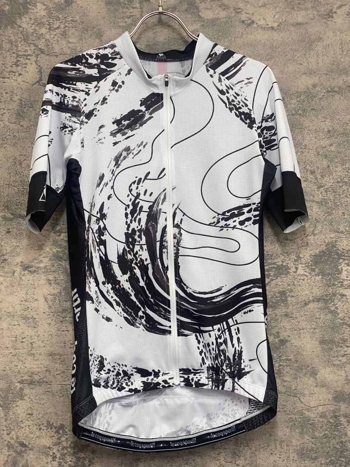 JN359 ルコックスポルティフ le coq sportif 半袖 サイクルジャージ 白 L