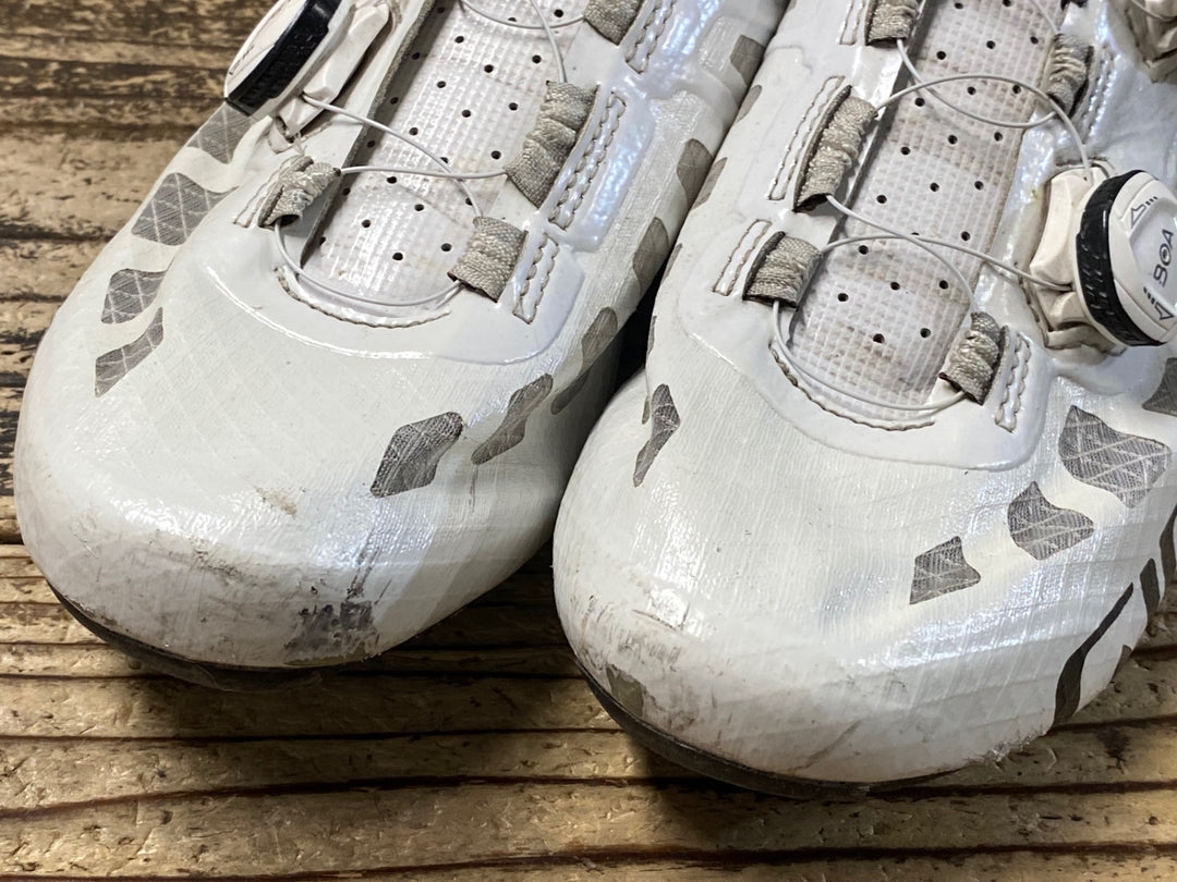 KG541 ジロ GIRO IMPERIAL ビンディングシューズ 白 EU43 3穴 ※インソール欠品
