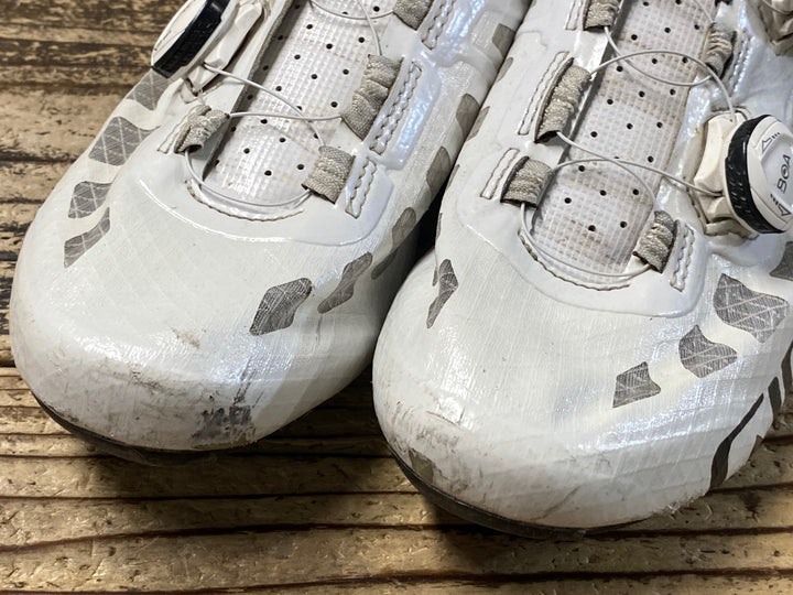 KG541 ジロ GIRO IMPERIAL ビンディングシューズ 白 EU43 3穴 ※インソール欠品