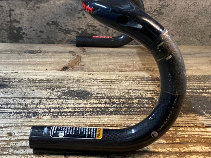 JJ132 チネリ cinelli ram カーボン ドロップハンドル エンド部C-C 420mm ※ケーブル穴拡張加工あり