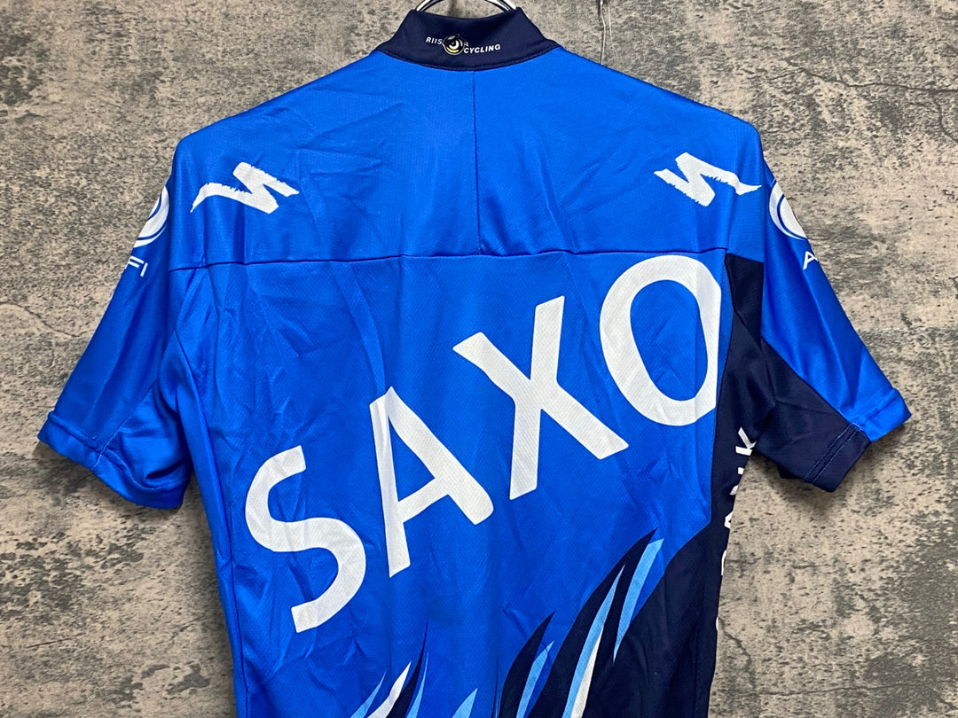 JV215 スポーツフル sportful 半袖 サイクルジャージ 青 M SAXO BANK