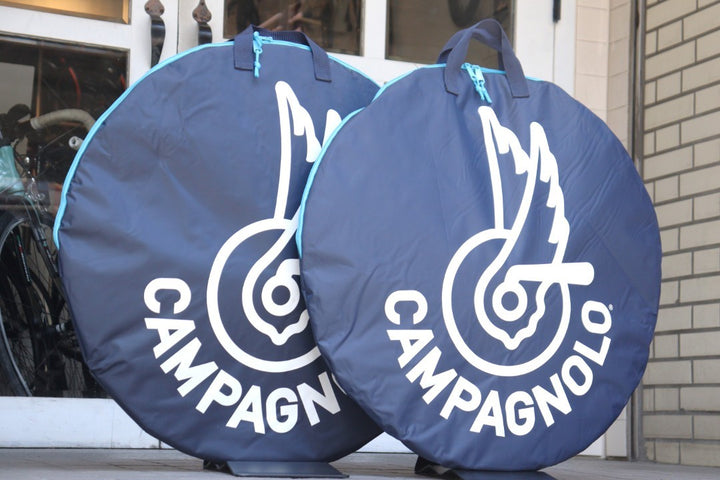 カンパニョーロ CAMPAGNOLO ホイールバッグ 中綿入り 2枚セット ネイビー 【横浜店】