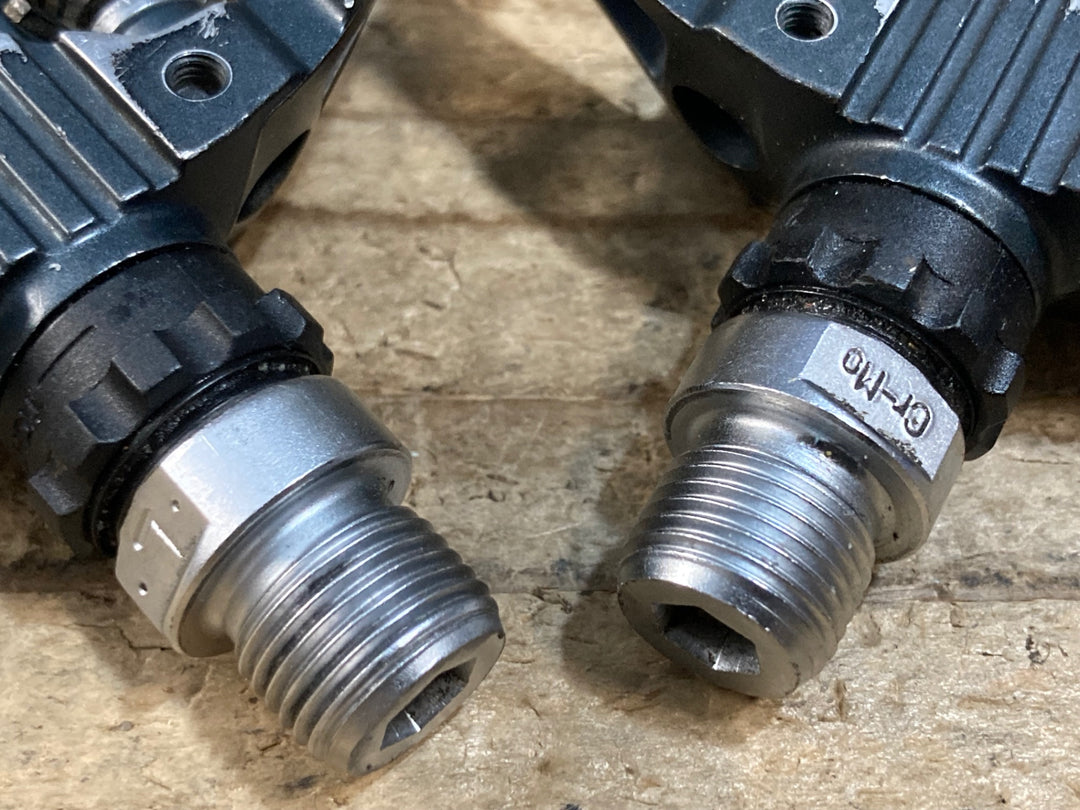 JZ350 シマノ SHIMANO PD-EH500 ビンディングペダル 片面フラット SPD ※錆あり,グリップピン欠品