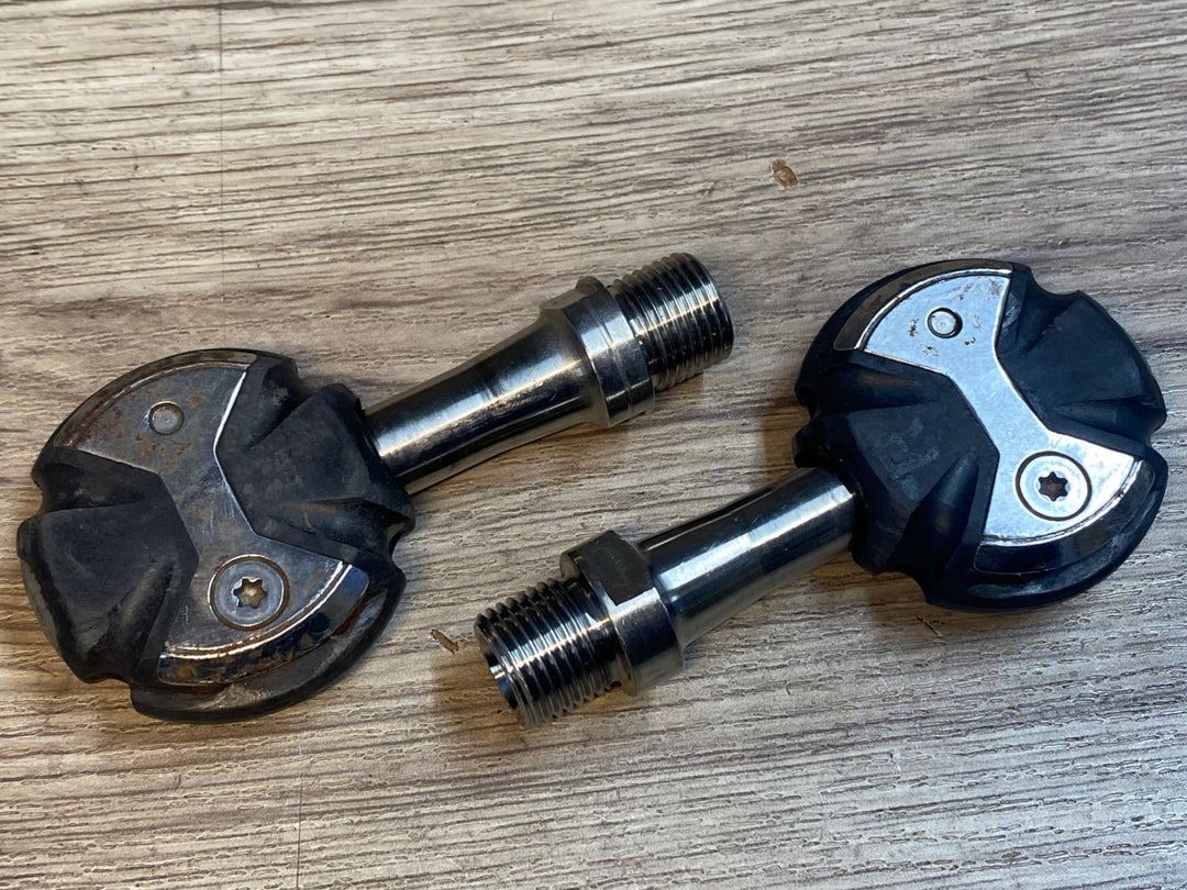 JN318 スピードプレイ SPEEDPLAY ゼロ ZERO ビンディングペダル 黒 チタンシャフト