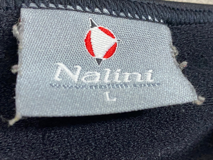 JN951 ナリーニ Nalini ビブタイツ 黒 L 裏起毛