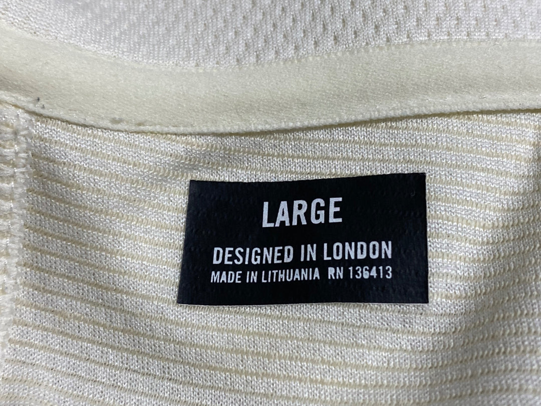 KI180 ラファ Rapha LIGHTWEIGHT JERSEY 半袖 サイクルジャージ 白 L ※擦れ大