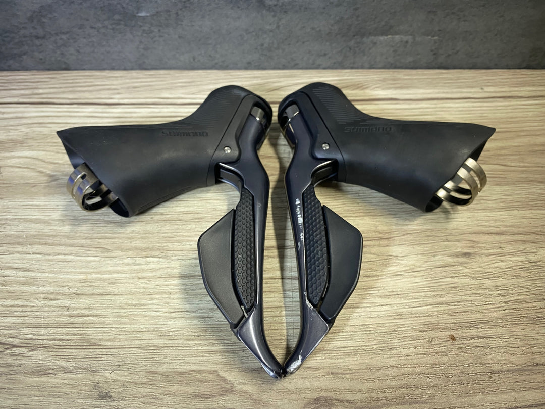 JT545 シマノ SHIMANO アルテグラ ULTEGRA ST-R8150 STIレバー 左右セット ※ガリ傷
