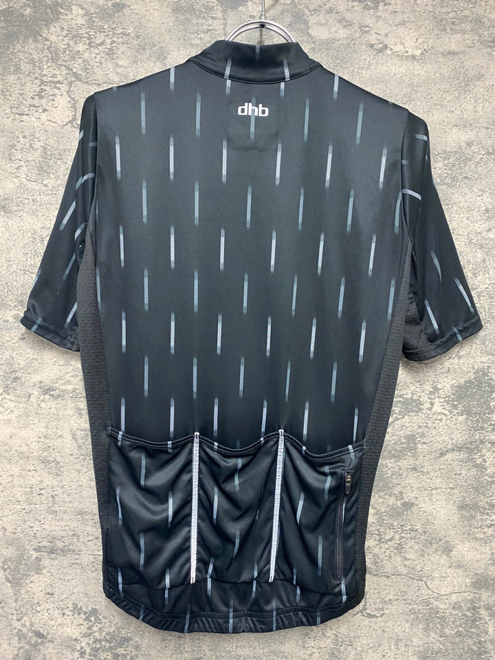 JU143 dhb 半袖サイクルジャージ 紺 S 黒