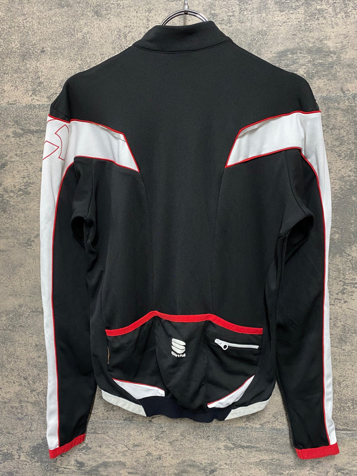 JI920 スポーツフル Sportful 長袖 サイクルジャージ 黒 白 M