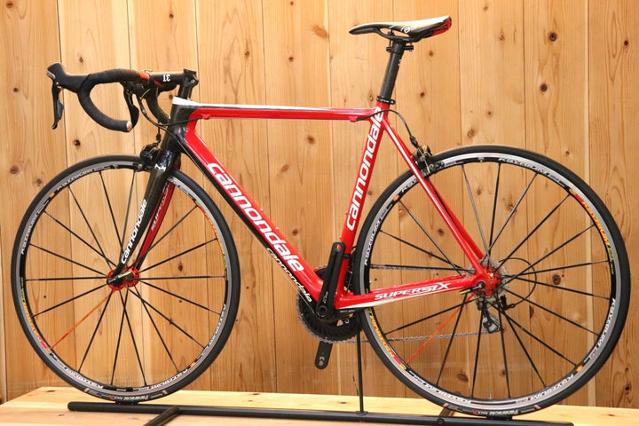 キャノンデール CANNONDALE スーパーシックス SUPERSIX HI-MOD 2010年モデル 54サイズ シマノ 105 5800 11S カーボン ロードバイク 【芦屋店】