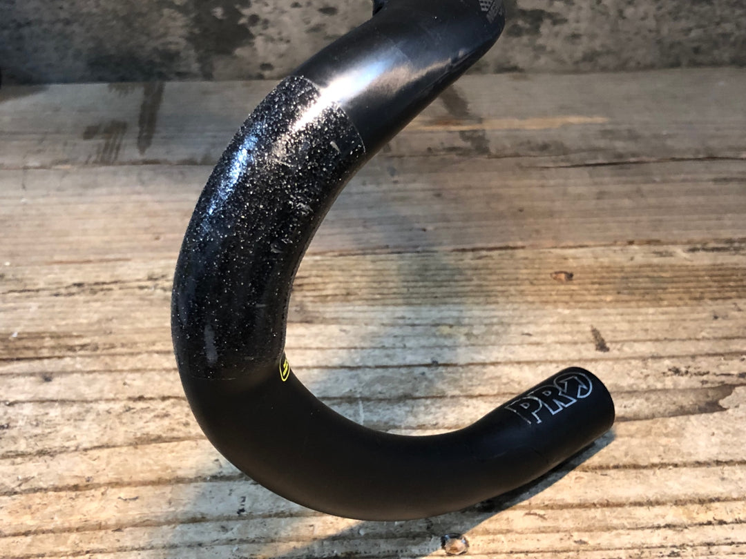 JS821 シマノプロ SHIMANO PRO VIBE AERO SUPERLIGHT カーボン ドロップハンドル 400mmエンドC-C Φ31.8
