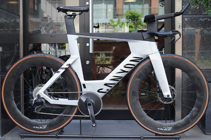 キャニオン CANYON スピードマックス SPEEDMAX CFR DISC 2023 Lサイズ スラム レッド E-TAP AXS 12S カーボン トライアスロンバイク 【東京南麻布店】