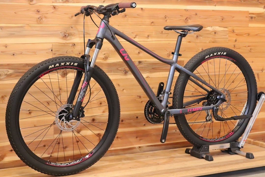 状態良好！ ジャイアント GIANT リヴ LIV テンプト TEMPT 3 2019 390サイズ シマノ アセラ MIX 8S アルミ MTB マウンテンバイク 【広島店】