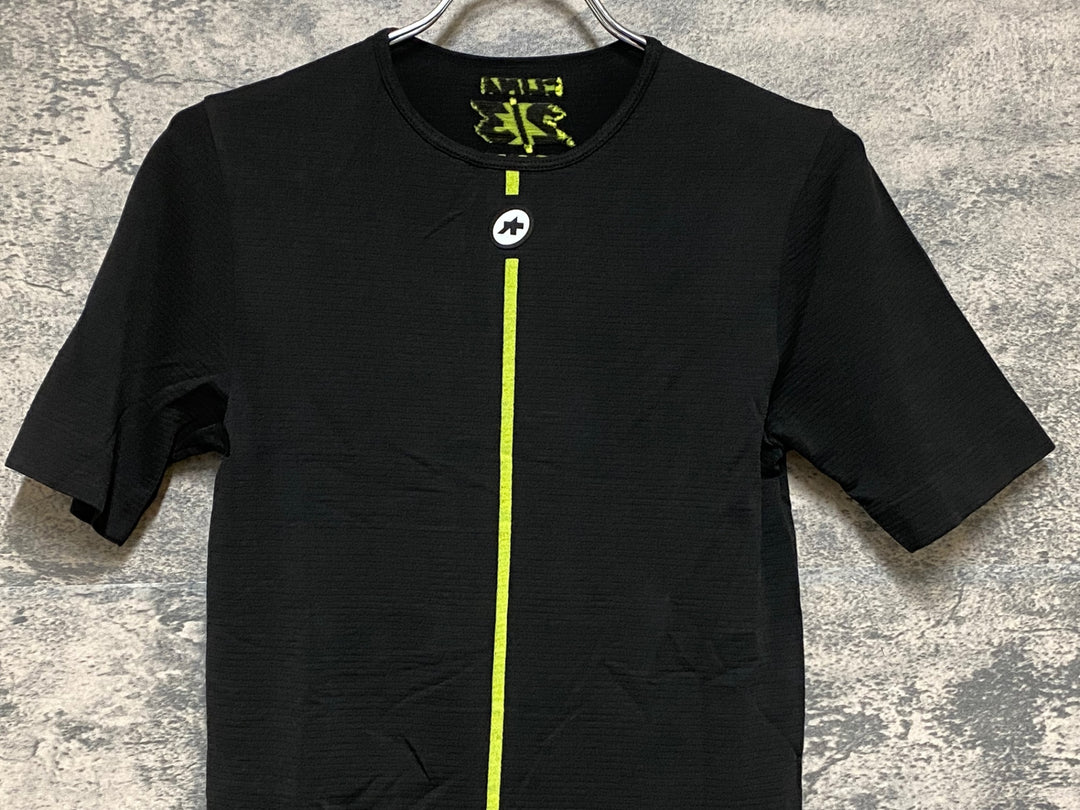 KQ166 アソス ASSOS CLIMA CODE 2/3 SKIN LAYER ベースレイヤー インナー 半袖 黒 M