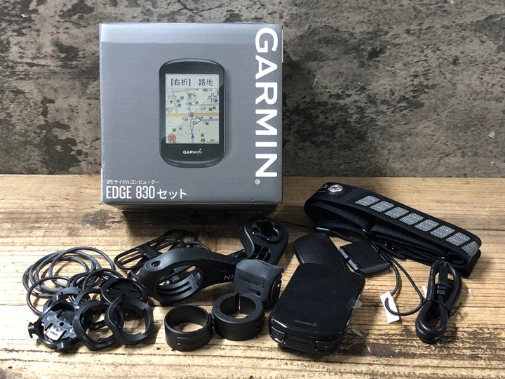 KN964 ガーミン GARMIN エッジ EDGE 830 サイクルコンピューター SP CA HR センサー付属