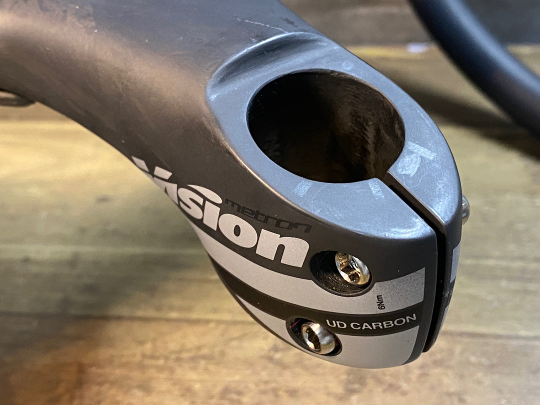 JI196 ビジョン VISION Metron 6D Integrated ビジョン カーボン ドロップハンドル ステム一体型 100mm ブラケット下部C-C420mm