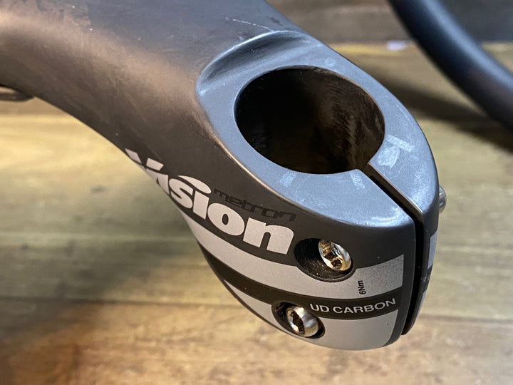 JI196 ビジョン VISION Metron 6D Integrated ビジョン カーボン ドロップハンドル ステム一体型 100mm ブラケット下部C-C420mm