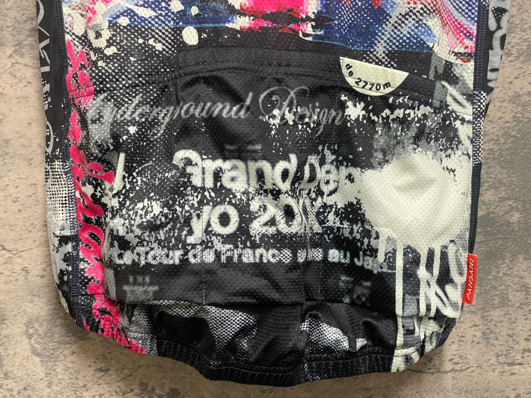 JR210 パンダーニ pandani 半袖サイクルジャージ 黒 S